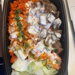 Shahs Halal Food - Combo Lamb and Chicken over Rice