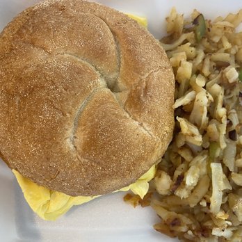 Fishers Pancake House - Egg and cheese on a Kaiser roll...homemade home fries ...fantastic! - Steakhouses Near Me - Wildwood, New Jersey Fishers Pancake House - Egg and cheese on a Kaiser roll...homemade home fries ...fantastic! - Steakhouses Near Me - Wildwood, New Jersey