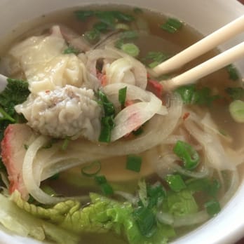 Pho Mai Tai - A small bowl of wonton soup. Mmmm... Great for the cold winter. - Vietnamese Near Me - Houston, Texas Pho Mai Tai - A small bowl of wonton soup. Mmmm... Great for the cold winter. - Vietnamese Near Me - Houston, Texas