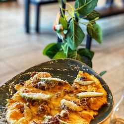 Your 3rd Spot - Spicy chicken sausage flatbread