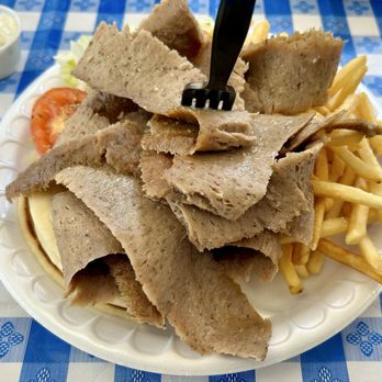 Greek House - Gyros Plate - Greek Near Me - Norman, Oklahoma Greek House - Gyros Plate - Greek Near Me - Norman, Oklahoma