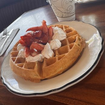 Anna Miller's - Strawberry waffle. - Bakeries Near Me - Aiea, Hawaii