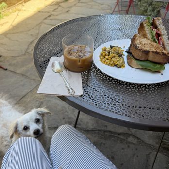 Marla SR - The BLAT. The corn salad is DELICIOUS, the sandwich: delectable!!! The coffee, smoothie and creamy. Yum!!! - Bakeries Near Me - Santa Rosa , California