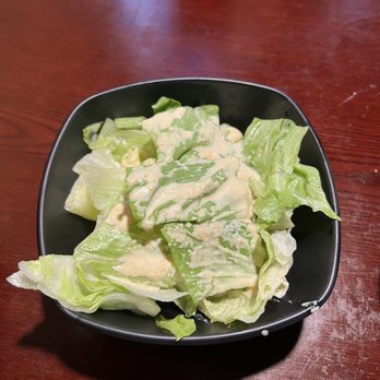 Saito Japanese Steakhouse - Salad that comes with the hibachi dinner - Japanese Near Me - Hopkinsville, Kentucky Saito Japanese Steakhouse - Salad that comes with the hibachi dinner - Japanese Near Me - Hopkinsville, Kentucky