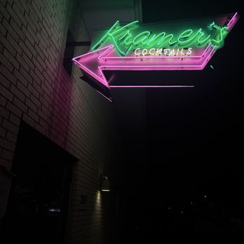 Kramers Cocktails - cool neon sign! - Cocktail Bars Near Me - Austin, Texas Kramers Cocktails - cool neon sign! - Cocktail Bars Near Me - Austin, Texas