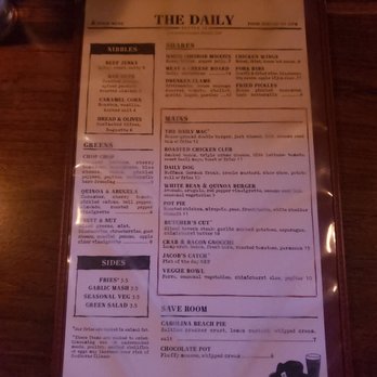 The Daily Tavern - Late meal - New American Near Me - Charlotte, North Carolina