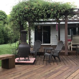 Restored deck.