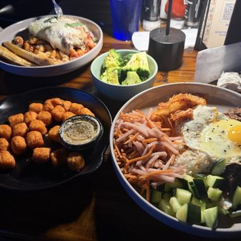 Food + Beer - Sweet potato tots, Korean bowl, chicken parm - Sports Bars Near Me - Lutz, Florida