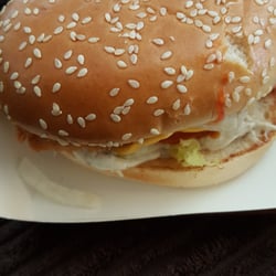 KFC - Behold the most minging tower burger Ive ever had
