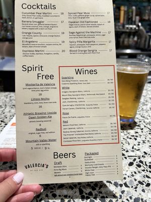 Menu photo 1 Valencia’s At The Viv Anaheim, CA Menu photo 1 Valencia’s At The Viv Anaheim, CA