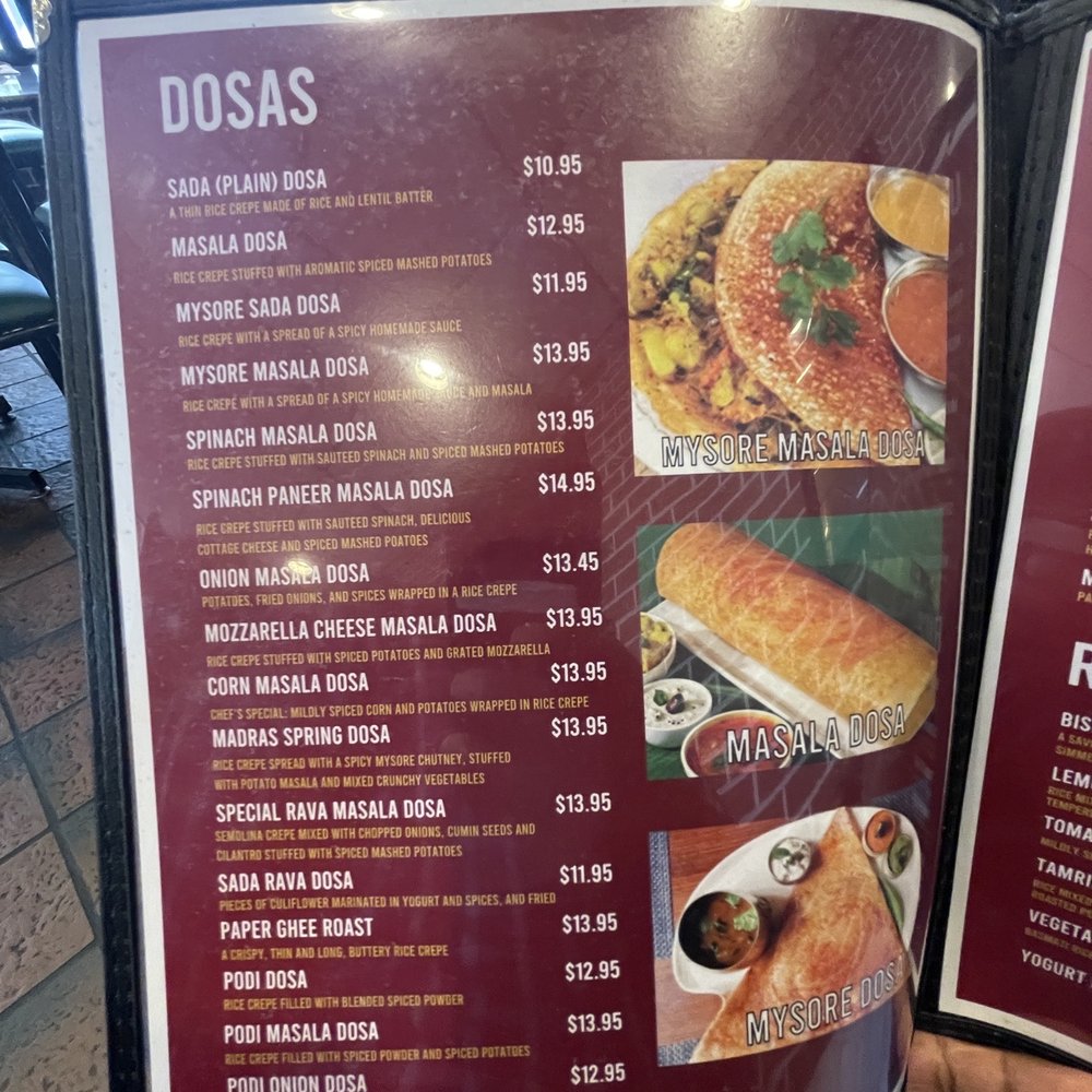 Madras Palace - Vegetarian Near Me - Gaithersburg, Maryland
