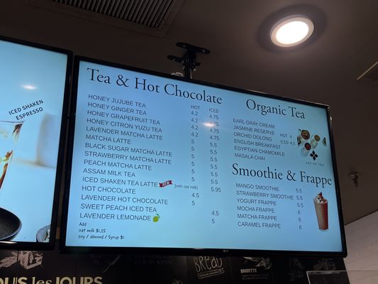 Menu photo 4 Tous Les Jours Los Angeles, CA