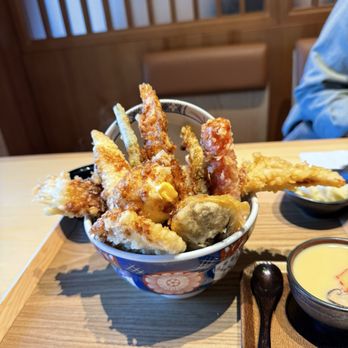 Tendon Kohaku - Premium Tempura Set - Japanese Near Me - Seattle, Washington Tendon Kohaku - Premium Tempura Set - Japanese Near Me - Seattle, Washington