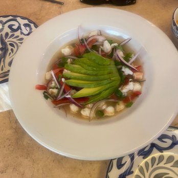 La Choza - Shrimp ceviche - not the best I had on the island but still good. - Mexican Near Me - Cozumel, ROO