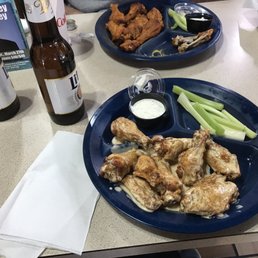 Jalapeño ranch wings and fries