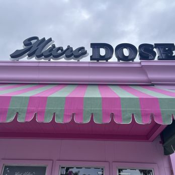 Micro Dose - Micro does hot pink building - Coffee & Tea Near Me - Costa Mesa, California