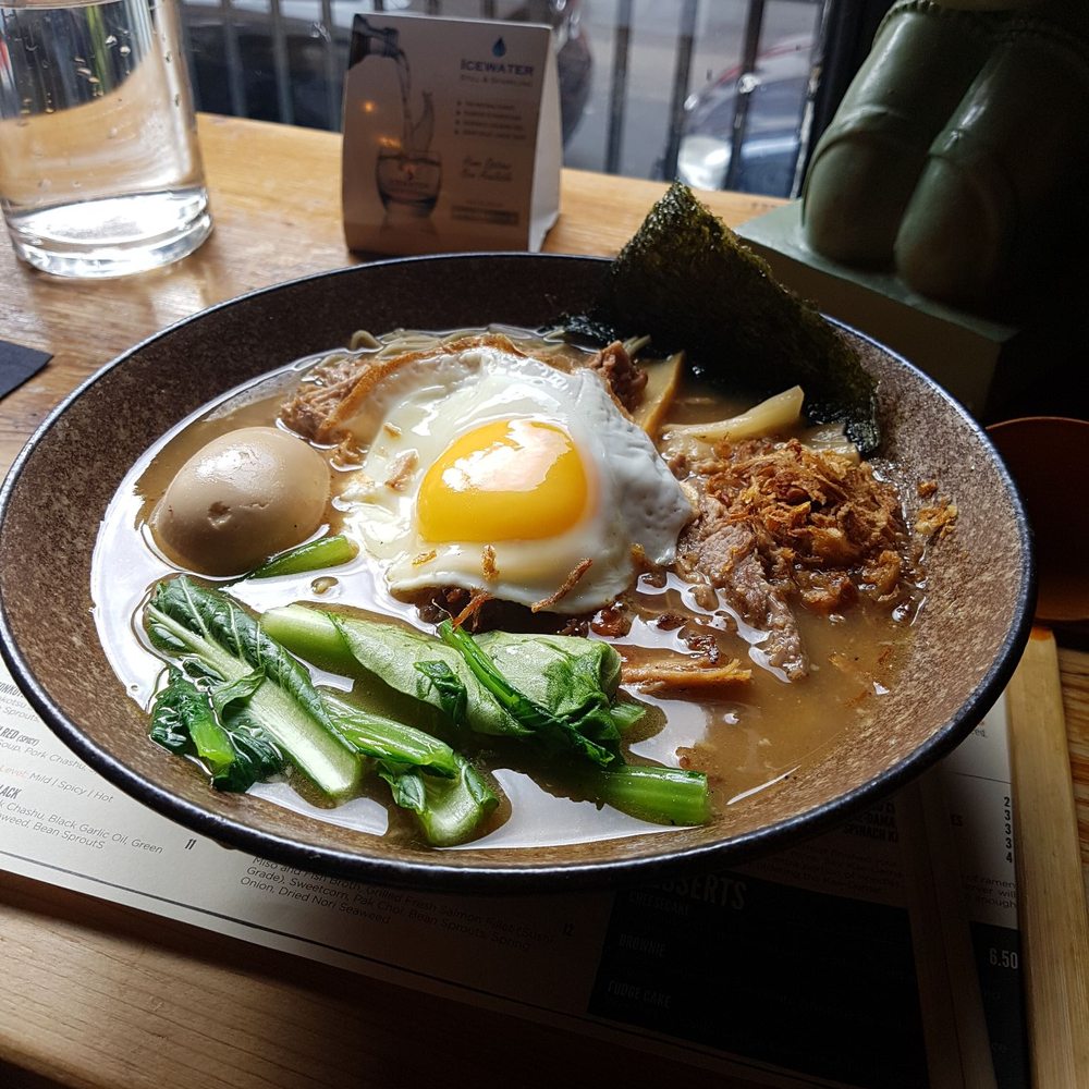 The Ramen Bar - Yaki Niku Pork Ramen with an extra egg - Ramen Near Me - Dublin, D The Ramen Bar - Yaki Niku Pork Ramen with an extra egg - Ramen Near Me - Dublin, D