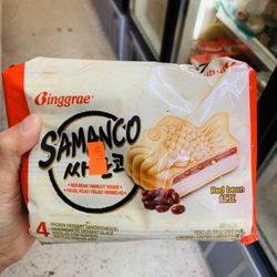 Asia Market - Must try these next time, Red Bean Fish Waffle Ice Cream Sandwich.