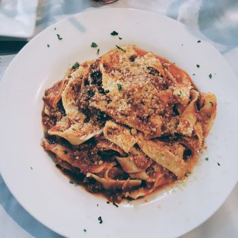 Daniela Pasta & Pastries - Fettuccine al ragu. Huge portion plus bread and a drink for only $9.99 on the lunch menu. - Desserts Near Me - Baltimore, Maryland