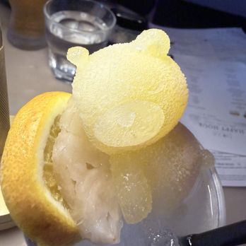 Nova Kitchen & Bar - Sunset in Kyoto. This  bear is a sweetener that you mix in for a bit. - Asian Fusion Near Me - Garden Grove, California
