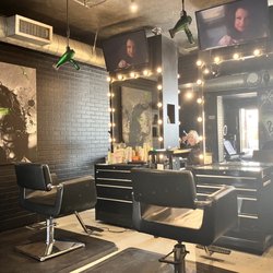 Saints & Scissors Salon - Stylist chairs