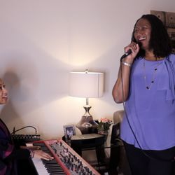 Cindy's Music School - Preparation for a band gig!