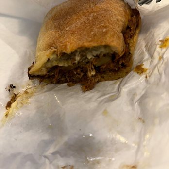 Devil's Dill Sandwich Shop - a half eaten sandwich - Sandwiches Near Me - Portland, Oregon Devil's Dill Sandwich Shop - a half eaten sandwich - Sandwiches Near Me - Portland, Oregon