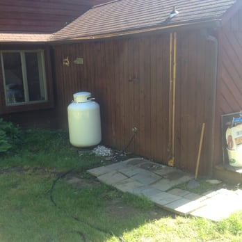 J Kline Services - Before - Install high Fence to cover the gas tank - Painters Near Me J Kline Services - Before - Install high Fence to cover the gas tank - Painters Near Me