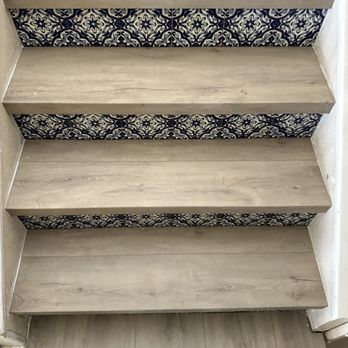 Floor Coverings International Mesa - Custom stair nose with tile risers - Flooring Near Me - Mesa, Arizona Floor Coverings International Mesa - Custom stair nose with tile risers - Flooring Near Me - Mesa, Arizona