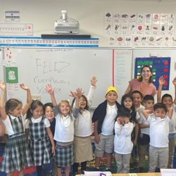 Holy Family Bilingual Catholic School - 1 st graders celebrating bday!