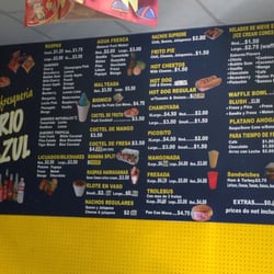 Refresqueria Rio Azul - Menu