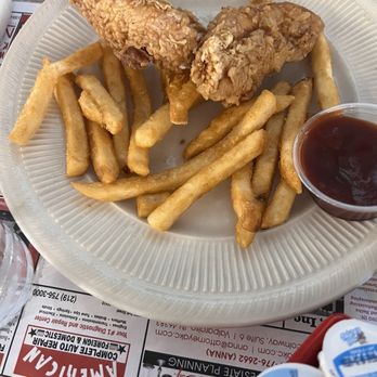 Brothers - Kids half eaten chicken tender plate - Breakfast & Brunch Near Me - Merrillville, Indiana