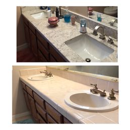 The before and after. The before and after.