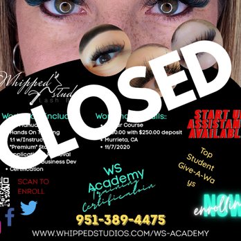 Whipped Studios Lash Bar - 1:1 Now Available - Eyelash Service Near Me - Hemet, California Whipped Studios Lash Bar - 1:1 Now Available - Eyelash Service Near Me - Hemet, California