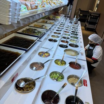 Haidilao Hotpot Bellevue - Great variety of sauce selections and limited dessert fruit combinations here ! - Hot Pot Near Me - Bellevue, Washington