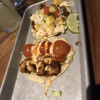 truk't - The shrimp po boy taco and the fish taco - Tacos Near Me - Beloit, Wisconsin