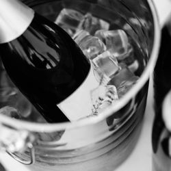 Tri-Valley Rentals - Champagne and Wine Stainless Steel Bucket & Stand.