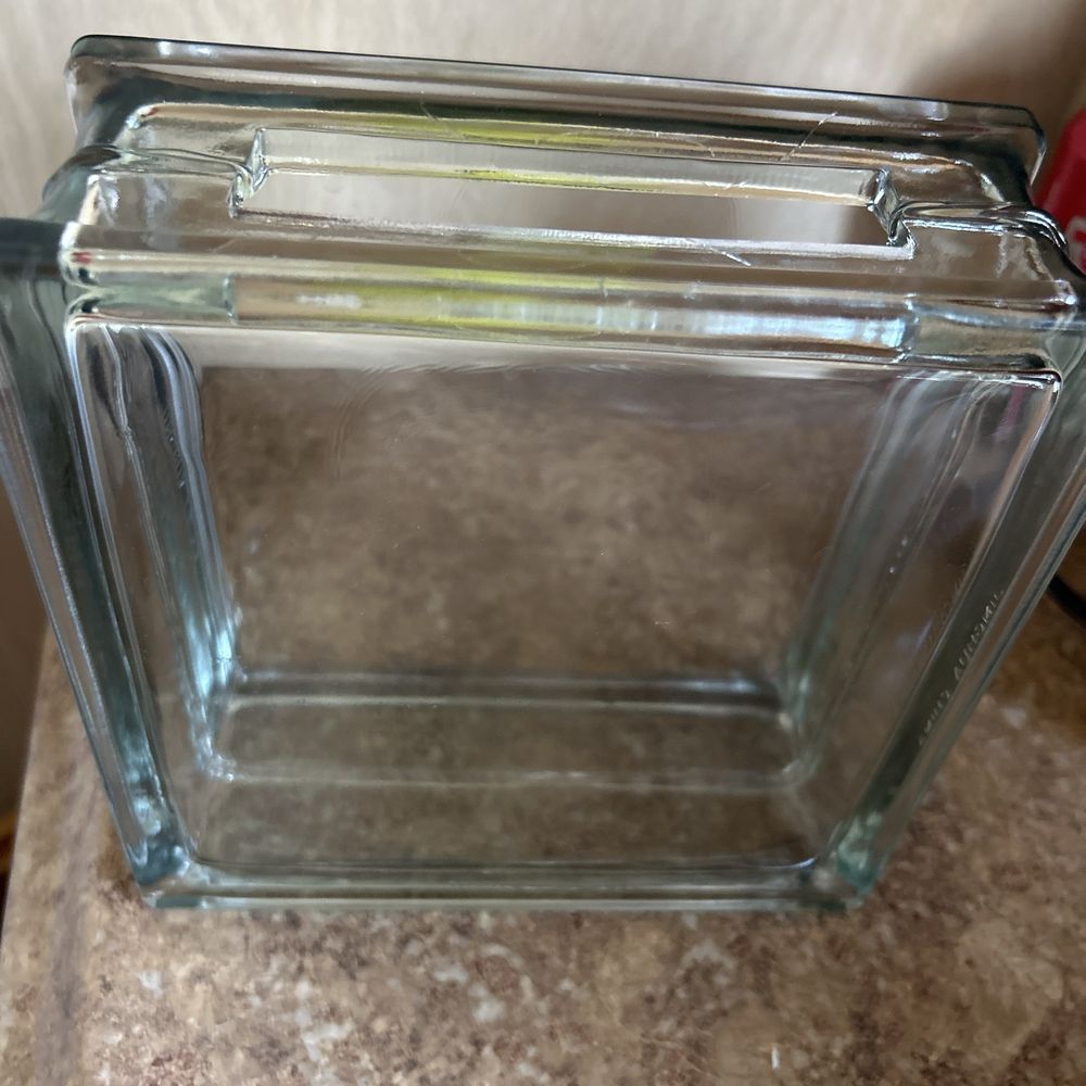 This had Christmas stickers on it but I took them off. Nice to put lights inside with flowers it is heavy glass for $3.49 This had Christmas stickers on it but I took them off. Nice to put lights inside with flowers it is heavy glass for $3.49