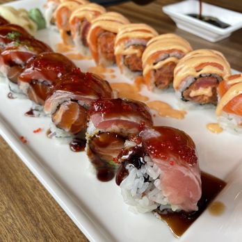 Umi Sushi & Grill - Michigan Maki roll and L'orange - Japanese Near Me - Grand Rapids, Michigan