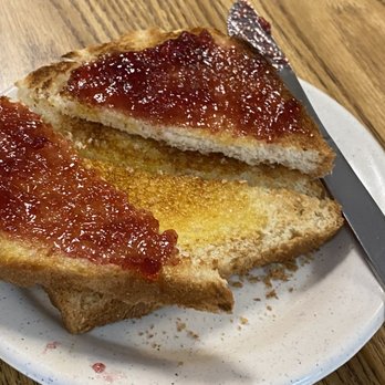 Wesner's Grill - Toast with grape jelly - American Near Me - Rogers, Arkansas Wesner's Grill - Toast with grape jelly - American Near Me - Rogers, Arkansas