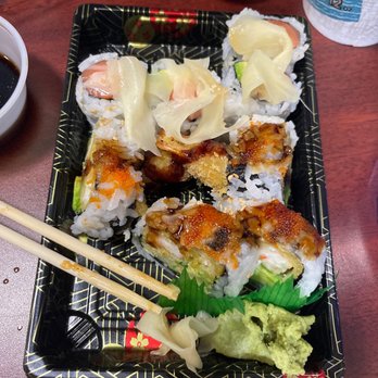 Rice House - Shrimp tempura and salmon avocado roll - Chinese Near Me - Lenexa, Kansas Rice House - Shrimp tempura and salmon avocado roll - Chinese Near Me - Lenexa, Kansas