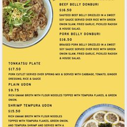 06/20/2026 - Rice & Noodles Menu 06/20/2026 - Rice & Noodles Menu