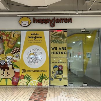 Happy Lemon - Store front - Bubble Tea Near Me - Urban Honolulu, Hawaii