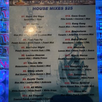 Darna Hookah Lounge - Menu (as of March 2019). - Hookah Bars Near Me - Sacramento, California Darna Hookah Lounge - Menu (as of March 2019). - Hookah Bars Near Me - Sacramento, California