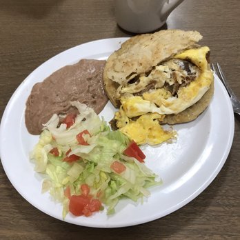 Alamo Restaurant - a plate of food and a cup of coffee - Mexican Near Me - Alamo, Texas