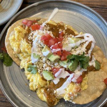 Dandelion Cafe - Chicken chillaquiles - Coffee & Tea Near Me - Bellaire, Texas