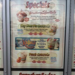 Specials change regularly