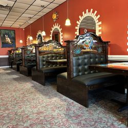 Updated booths and furniture