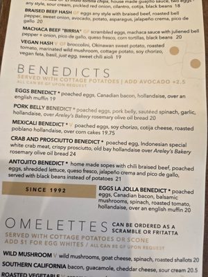 Menu photo 7 The Cottage Del Mar Del Mar, CA Menu photo 7 The Cottage Del Mar Del Mar, CA