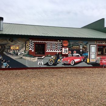 Fanning US 66 Outpost - A mural painted in the side of Fanning 66 Outpost - Souvenir Shops Near Me - Cuba, Missouri Fanning US 66 Outpost - A mural painted in the side of Fanning 66 Outpost - Souvenir Shops Near Me - Cuba, Missouri